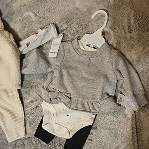 Carter's Gray and White Kids Matching Set